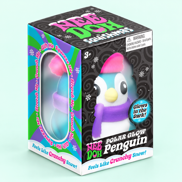 NeeDoh Polar Glow Penguin