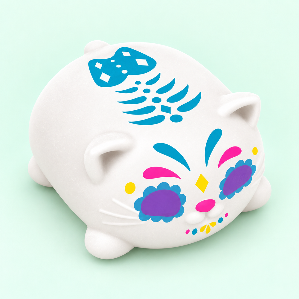 NeeDoh Sugar Skull Cats