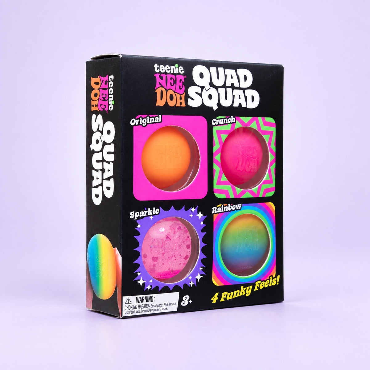 Teenie NeeDoh Quad Squad Multipack