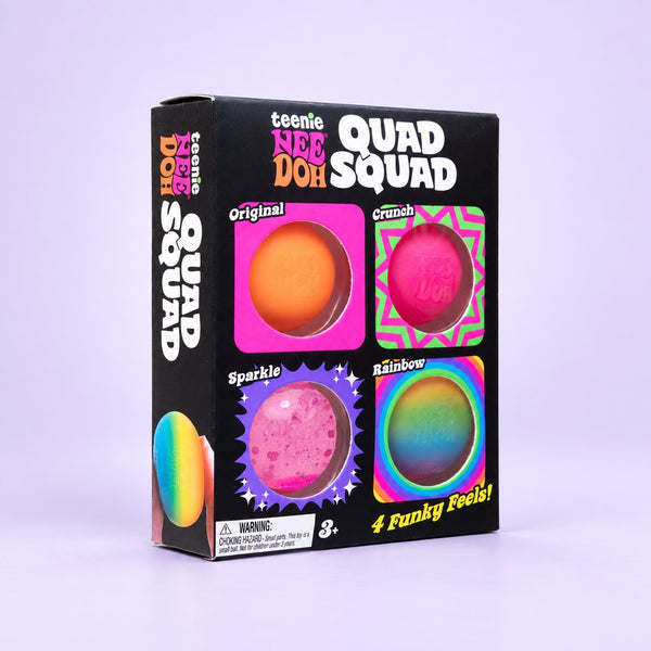 Teenie NeeDoh Quad Squad Multipack