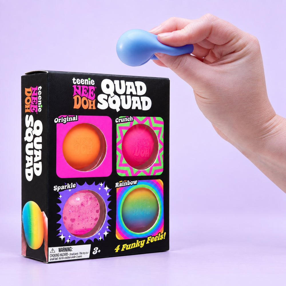 Teenie NeeDoh Quad Squad Multipack